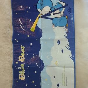 ⭕5/$25⭕ Vintage Mornng Glory Blue Bear Mat